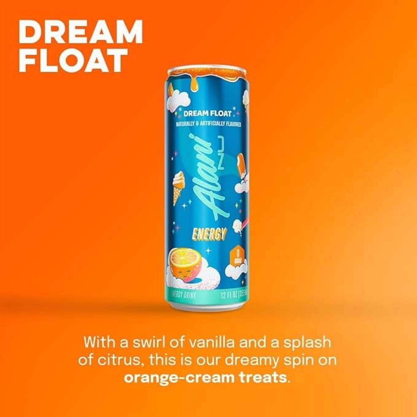 New  Energy Drinks Dream Float, Watermelon Wave Flavors Sugar Free, Low - Calorie 12 Fl Oz (6 pack)