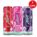 Energy Drink Variety Pack, 12 fl oz Cans (Pack of 3), Pink Slush, Cherry Slush &amp; Cosmic Stardust, Zero Sugar, 200mg Caffeine