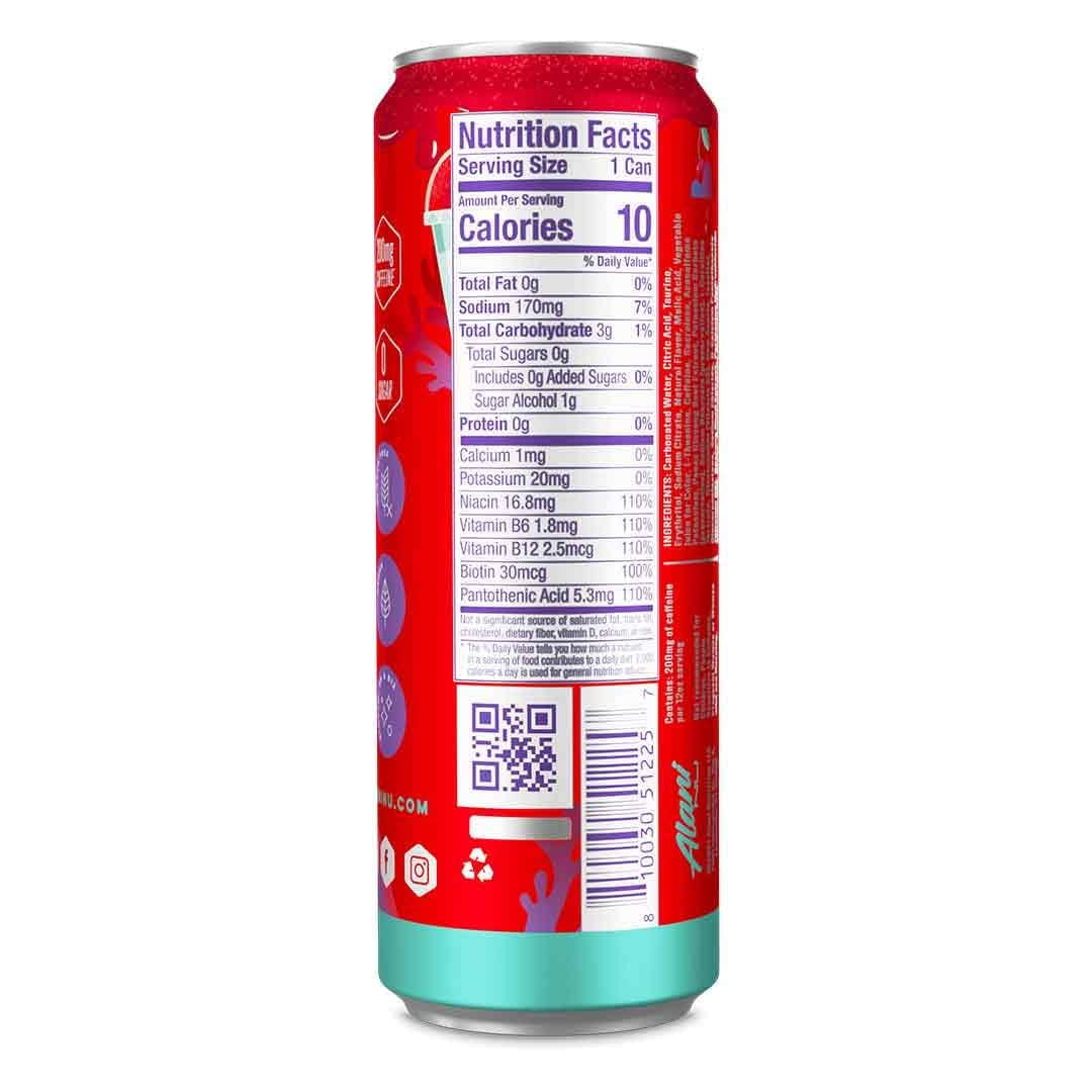 Energy Drink, Hawaiian Shaved Ice And Cherry Slush, Variety Pack, 12 fl oz (6 Pack)