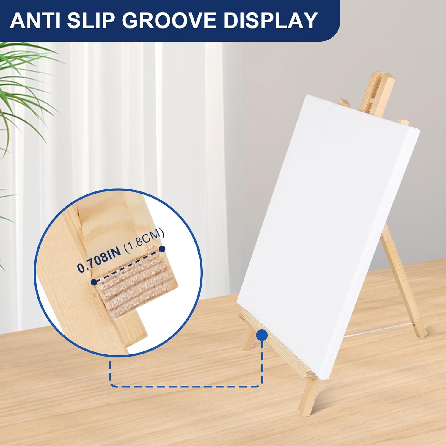 ESRICH 2pcs 17 Inch Tabletop Easels, Easel Stand for Painting,Tripod, Painting Party Easel, Kids Student Desktop Ease... - Image 5