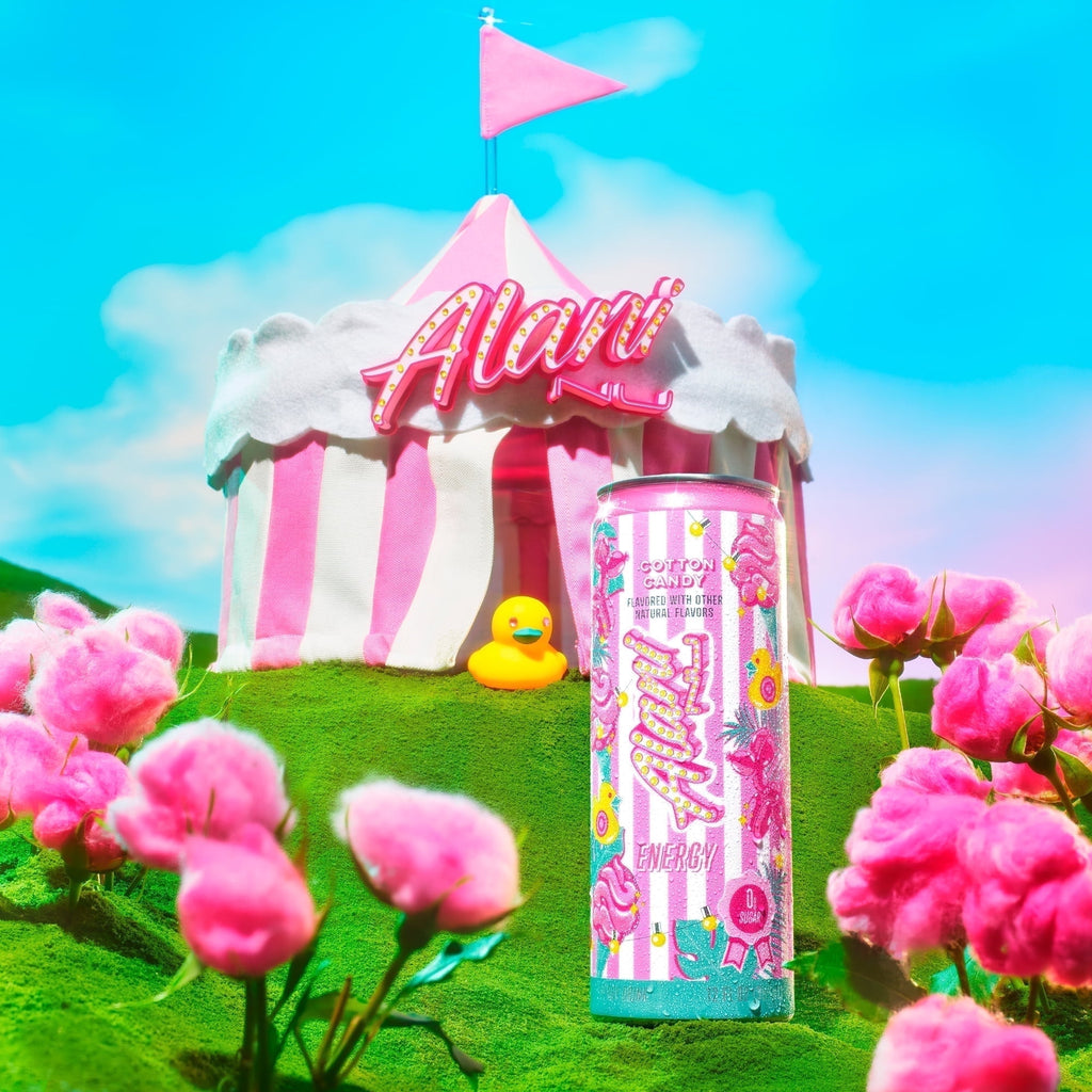 Energy Drink Cotton Candy 12oz pack 24cans