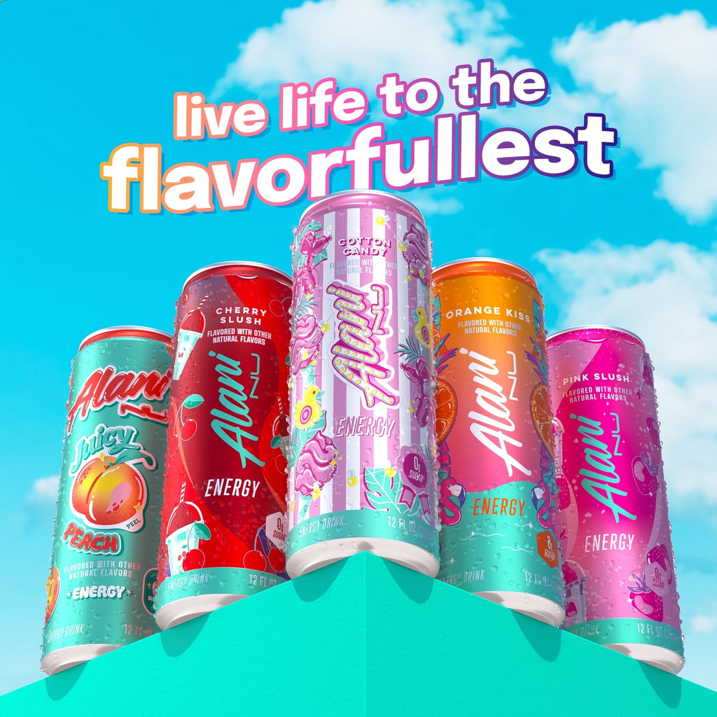 Energy Drink Cotton Candy 12oz pack 24cans