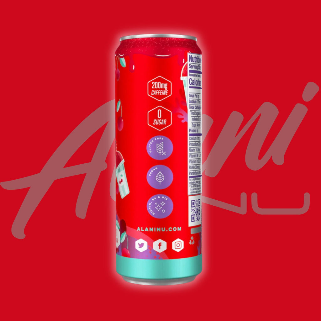 Slush Energy Drink 12‑Can Variety Pack – Lime, Blue, Pink &amp; Cherry – 12 fl oz Cans