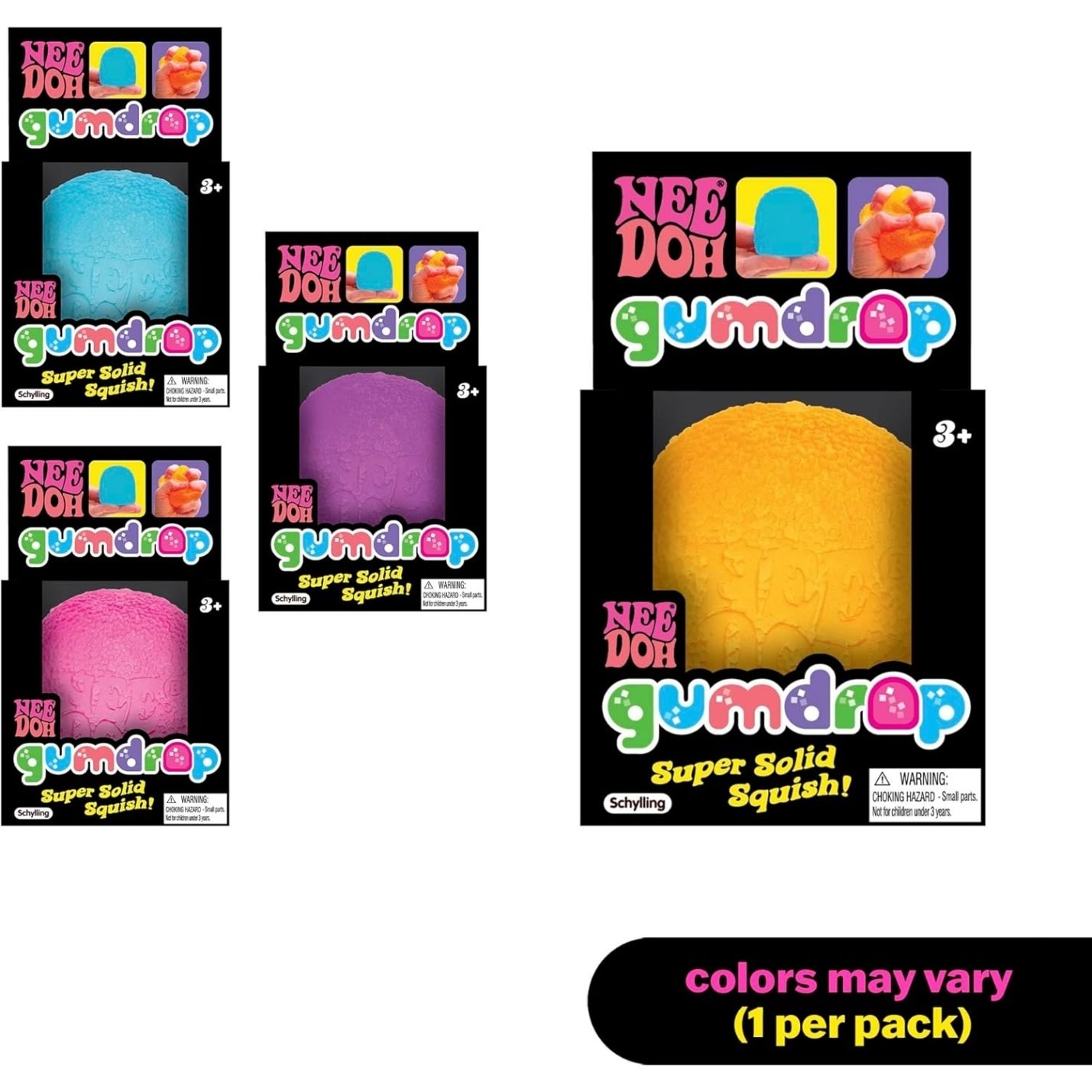 NeeDoh Gumdrop – Textured Sensory Toy – 2.5″