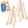 ESRICH 2pcs 17 Inch Tabletop Easels, Easel Stand for Painting,Tripod, Painting Party Easel, Kids Student Desktop Ease...